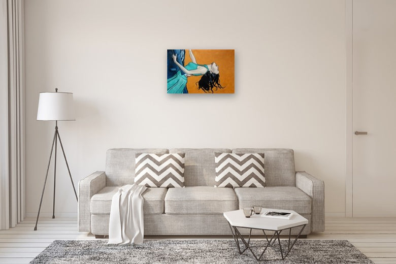 Cheese Dip by Duane Brown |  In Room View of Artwork 