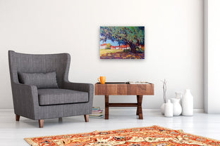 Big Tree and Little Houses by Suren Nersisyan |  In Room View of Artwork 