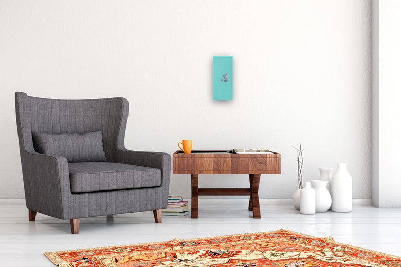 Rabbit & Coral Reef by Heejin Sutton |  In Room View of Artwork 