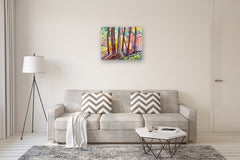Original art for sale at UGallery.com | Earth Tones by Robert Hofherr | $1,000 | acrylic painting | 24' h x 30' w | thumbnail 5