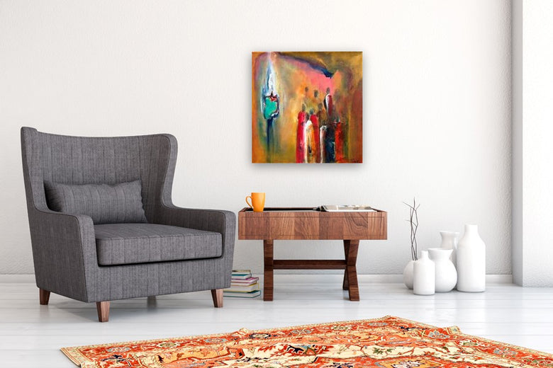 The Emerald Tablet by Yamilet Sempe |  In Room View of Artwork 