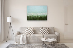 Original art for sale at UGallery.com | Tall Grasses by Lisa Carney | $2,650 | acrylic painting | 36' h x 48' w | thumbnail 5