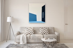 Original art for sale at UGallery.com | Fragments Monument X Threshold by Jian Ma (Jane M.) | $3,100 | oil painting | 47' h x 39' w | thumbnail 5