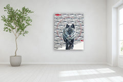Original art for sale at UGallery.com | Fierce by Alana Clumeck | $4,500 | oil painting | 60' h x 48' w | thumbnail 5