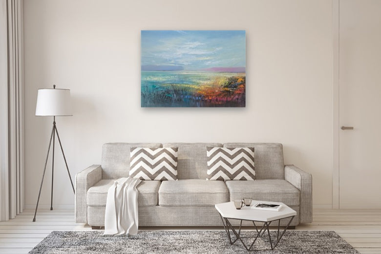 A Windy Day by George Peebles |  In Room View of Artwork 
