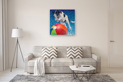 Original art for sale at UGallery.com | Spring into Summer by Jeff Fleming | $2,300 | oil painting | 36' h x 36' w | thumbnail 5