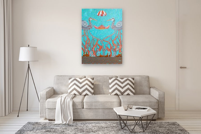 Opportunity by Arvind Kumar Dubey |  In Room View of Artwork 