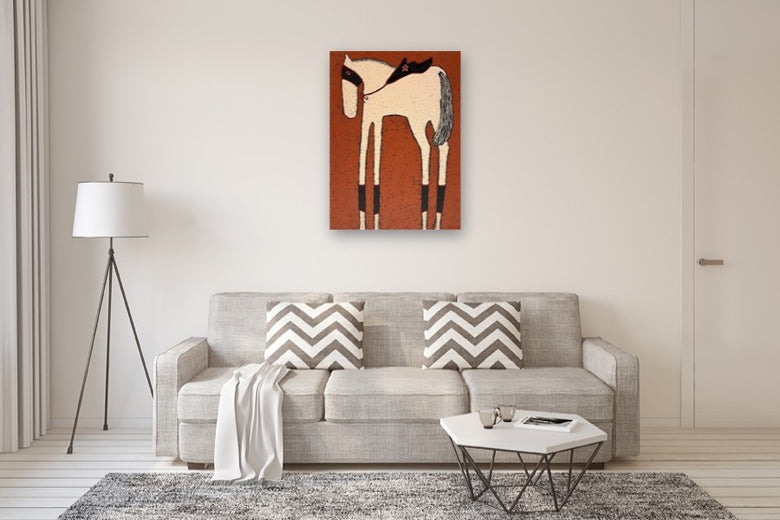 Hero by Jaime Ellsworth |  In Room View of Artwork 