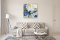 Original art for sale at UGallery.com | Midnight Blues ll by DL Watson | $3,525 | acrylic painting | 40' h x 40' w | thumbnail 5