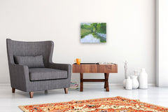 Original art for sale at UGallery.com | Sun Upstream by Janet Dyer | $625 | acrylic painting | 14' h x 18' w | thumbnail 5