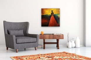 Who Are These Angels XLV by Naoko Paluszak |  In Room View of Artwork 