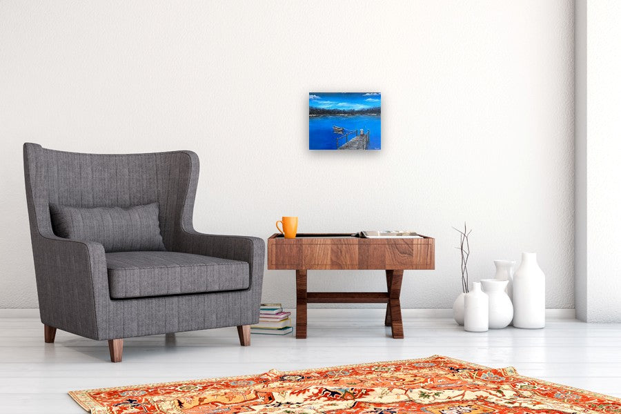 Afternoon Blues by Art Clark |  In Room View of Artwork 