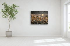 Original art for sale at UGallery.com | Midnight Magic by Leslie Ann Butler | $5,375 | acrylic painting | 40' h x 50' w | thumbnail 5