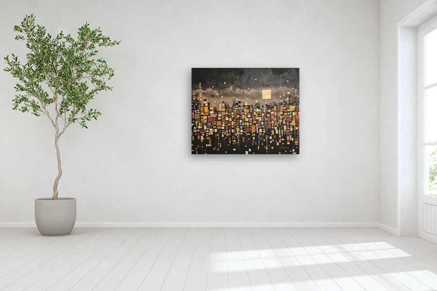 Midnight Magic by Leslie Ann Butler |  In Room View of Artwork 