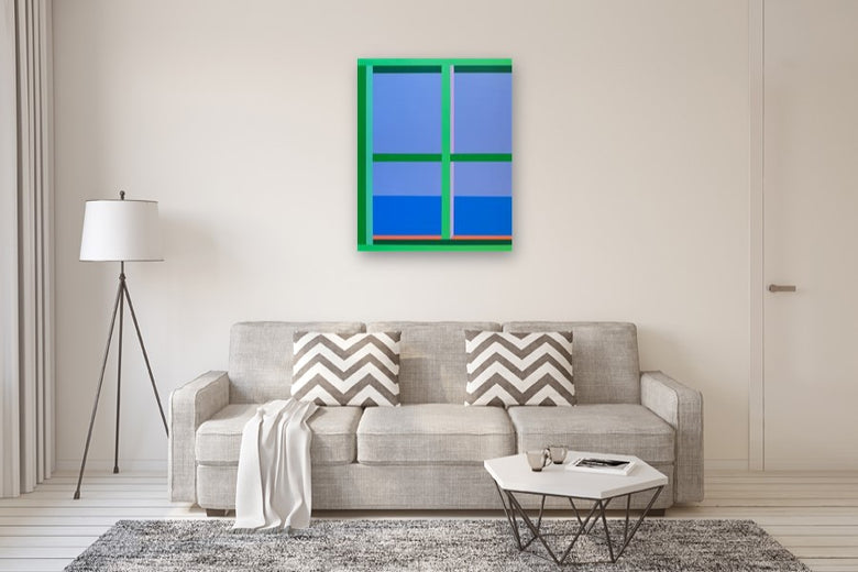 Window40 by Wenjie Jin |  Side View of Artwork 