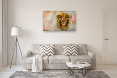 Original art for sale at UGallery.com | King by Drew Noel Marin | $3,400 | acrylic painting | 30' h x 48' w | thumbnail 5