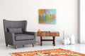 Original art for sale at UGallery.com | Skyline by Natasha Tayles | $750 | acrylic painting | 20' h x 24' w | thumbnail 5