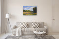 Original art for sale at UGallery.com | Summer Pasture by Elizabeth Garat | $2,150 | oil painting | 28' h x 40' w | thumbnail 5