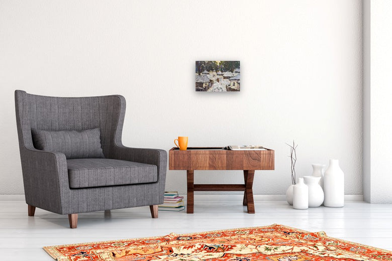 Covered with Snow by Oleksiy Ivanyuk |  In Room View of Artwork 