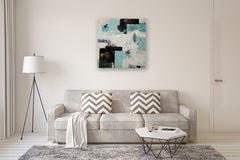 Original art for sale at UGallery.com | Once Upon a Time 2 by Julie Weaverling | $2,100 | mixed media artwork | 36' h x 36' w | thumbnail 5