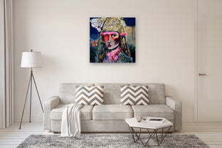 Exposed Eye and Butterfly by Scott Dykema |  In Room View of Artwork 