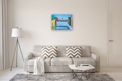 Original art for sale at UGallery.com | Leeward by Benjamin Xu | $1,275 | oil painting | 22' h x 30' w | thumbnail 5