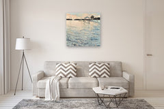 Original art for sale at UGallery.com | Tybee Light by Mary Pratt | $1,900 | oil painting | 36' h x 36' w | thumbnail 5