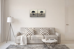 Original art for sale at UGallery.com | Raggiungendoti by Shari Lyon | $2,700 | encaustic artwork | 18' h x 36' w | thumbnail 5