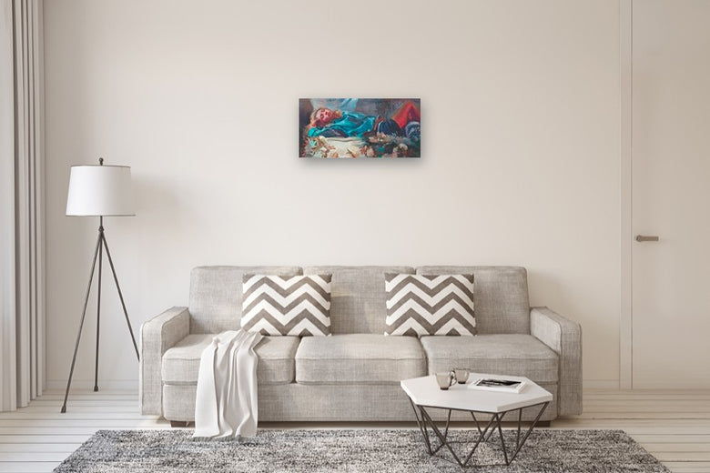 Afternoon Blues by C M Cooper |  In Room View of Artwork 