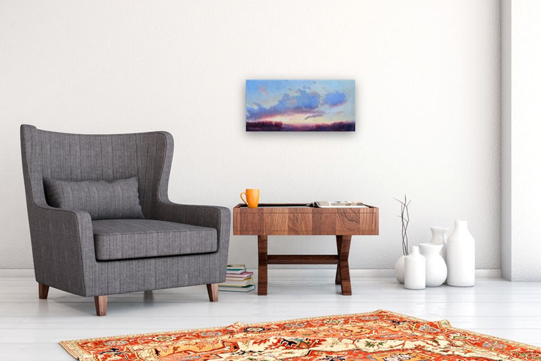 Fiery Sunset by Viktoria Majestic |  In Room View of Artwork 