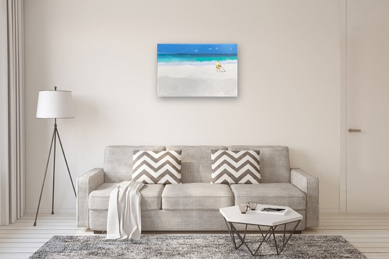 Golden Sand by Keith Thomson |   Closeup View of Artwork 