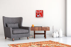 Original art for sale at UGallery.com | Baby Fox by Jessica JH Roller | $425 | acrylic painting | 12' h x 12' w | thumbnail 5