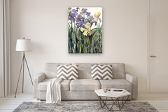 Original art for sale at UGallery.com | An Interpretation of Spring by Mary Pratt | $3,050 | oil painting | 48' h x 36' w | thumbnail 5