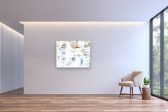 Original art for sale at UGallery.com | Mirrored Lake XIV by Naoko Paluszak | $4,625 | oil painting | 48' h x 60' w | thumbnail 5