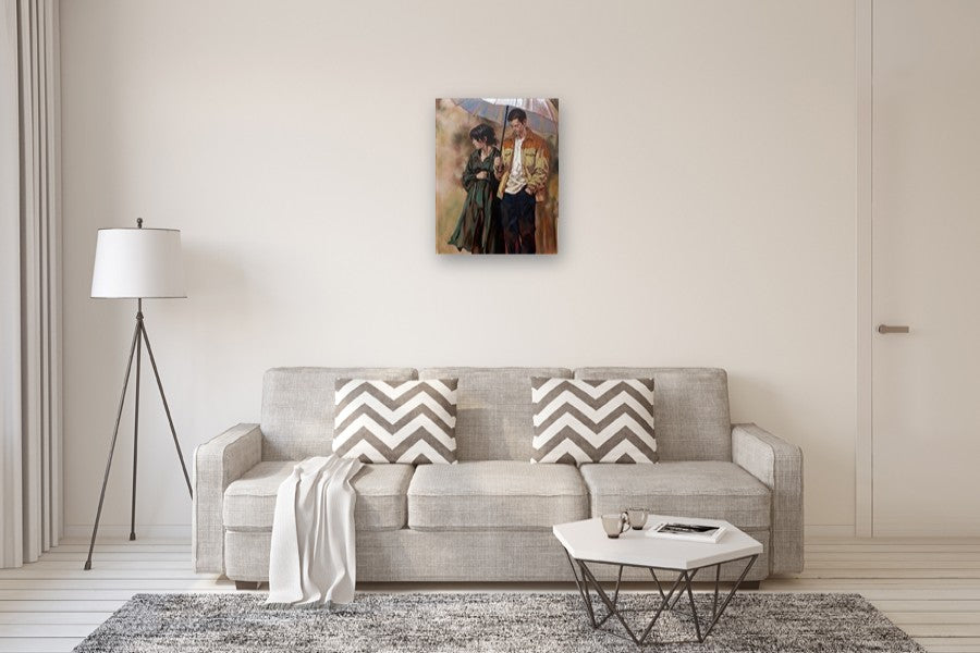 A Winter and Autumn by Duane Brown |  In Room View of Artwork 