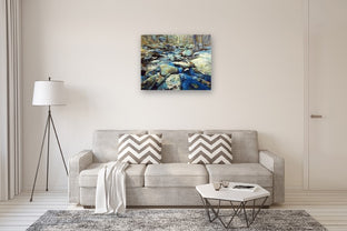 Rough Terrain Cool Water by Onelio Marrero |  In Room View of Artwork 