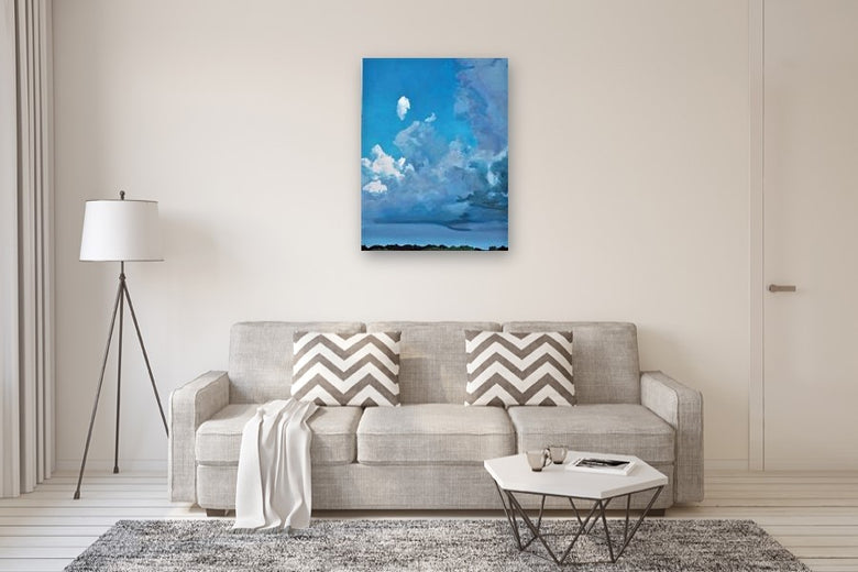 Purple Grey by Benjamin Thomas |  In Room View of Artwork 