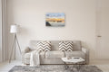 Original art for sale at UGallery.com | Sunset on the Island of Bali. by Erika Kocsi | $1,200 | watercolor painting | 22' h x 30' w | thumbnail 5