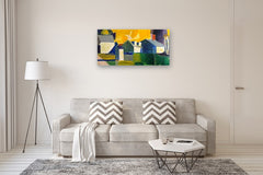 Original art for sale at UGallery.com | Down East by Robert Hofherr | $2,200 | acrylic painting | 24' h x 48' w | thumbnail 5