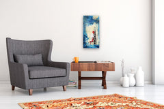 Original art for sale at UGallery.com | The Waiting by Evgenia Smirnova | $1,100 | mixed media artwork | 23.6' h x 11.8' w | thumbnail 5