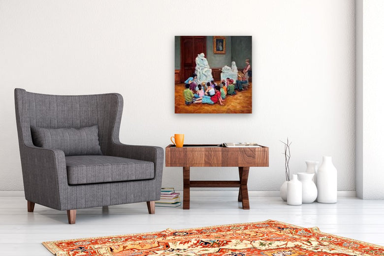 The Kiss by Faye Vander Veer |  In Room View of Artwork 