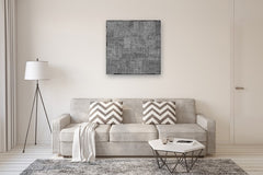 Original art for sale at UGallery.com | Around the Block by Terri Bell | $1,550 | mixed media artwork | 36' h x 36' w | thumbnail 5