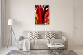 Original art for sale at UGallery.com | Flora by Krispen Spencer | $2,175 | acrylic painting | 40' h x 30' w | thumbnail 5