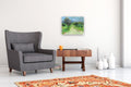Original art for sale at UGallery.com | Path near Les Baux by Janet Dyer | $750 | acrylic painting | 16' h x 20' w | thumbnail 5