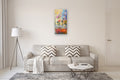 Original art for sale at UGallery.com | Stem Bar: Pick Your Bouquet II by Theresa Andreas-O'Leary | $2,450 | mixed media artwork | 36' h x 18' w | thumbnail 5