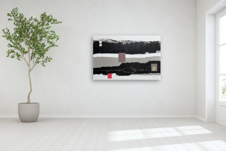 Drifting by Leslie Ann Butler |  In Room View of Artwork 