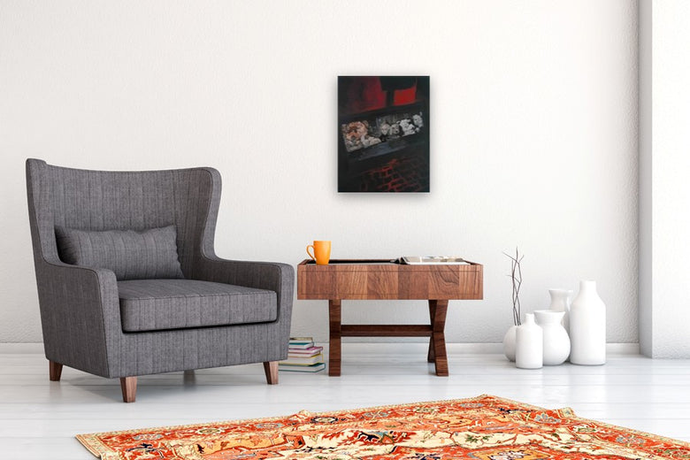 M3GAN by Jane Thorn |  In Room View of Artwork 