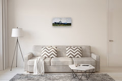 Original art for sale at UGallery.com | Low Tide by Vic Roschkov | $700 | watercolor painting | 12.5' h x 26.75' w | thumbnail 5