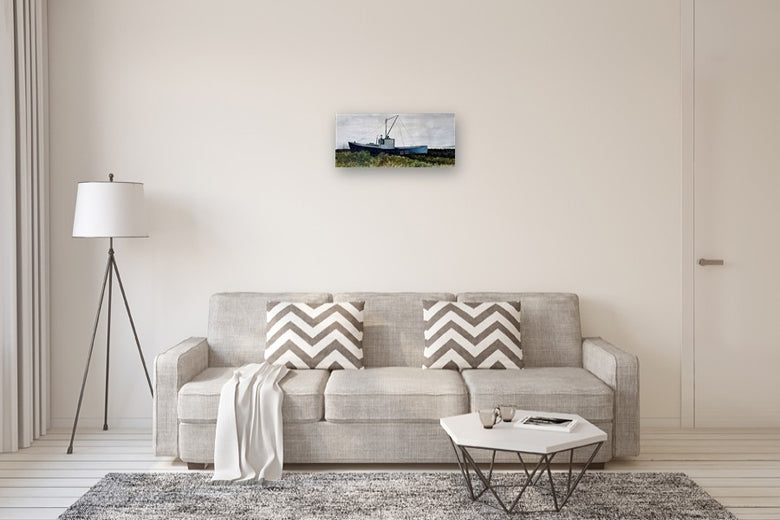 Low Tide by Vic Roschkov |  In Room View of Artwork 