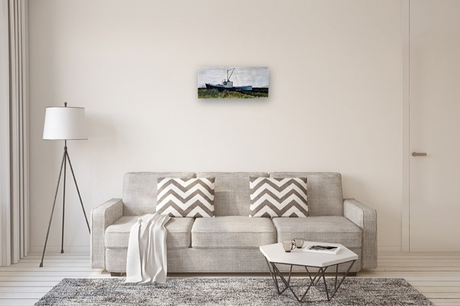 Low Tide by Vic Roschkov |  In Room View of Artwork 
